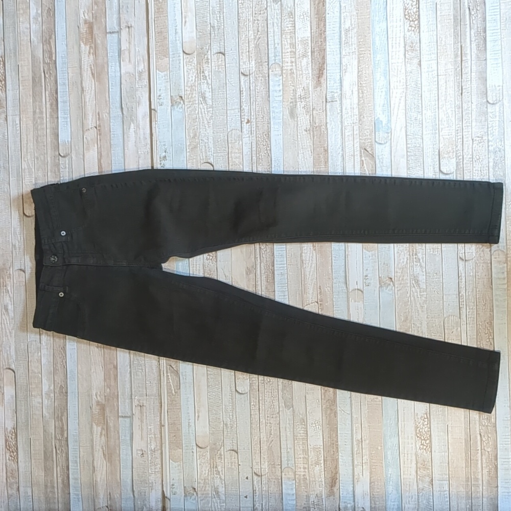 Carmar Olive Green High-Rise Skinny Cropped jeans